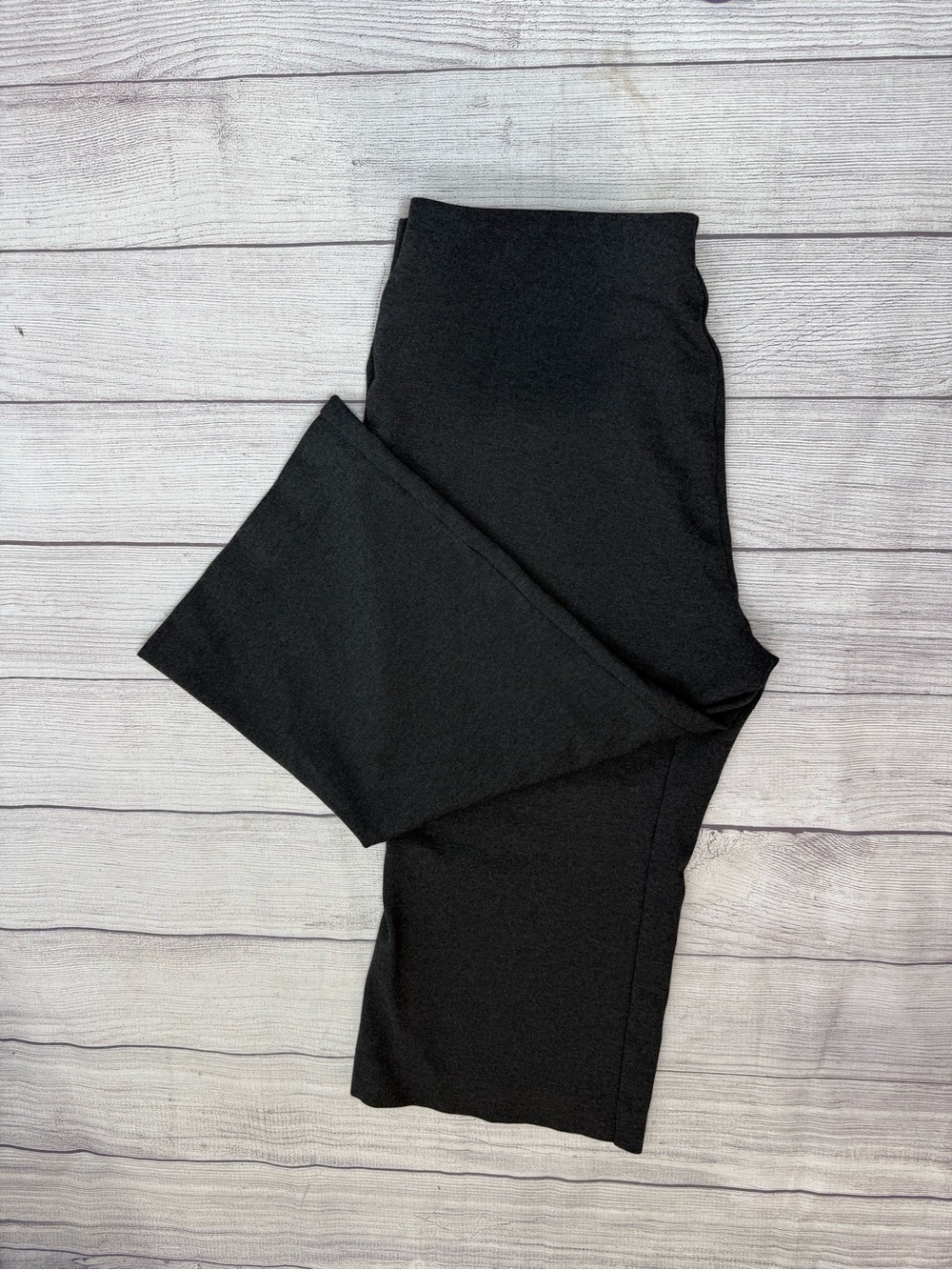 Lafayette 148 New York Gates Gray Cropped Cottagecore Pants stretch Pull On/XL - Picture 7 of 11